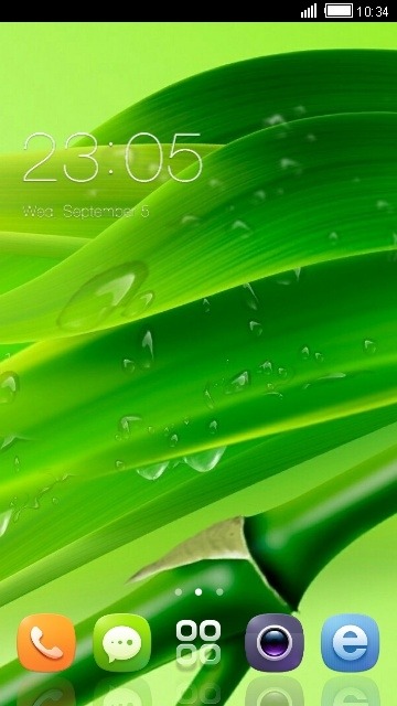 Green CLauncher Android Theme Image 1