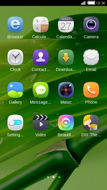 Green CLauncher Android Theme Image 2