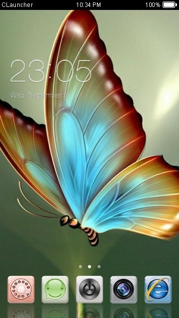 Butterfly CLauncher Android Theme Image 1