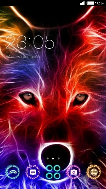 Wolf CLauncher Android Theme Image 1