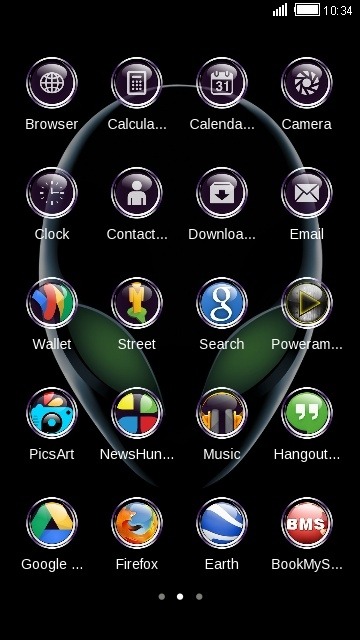 Alien CLauncher Android Theme Image 2