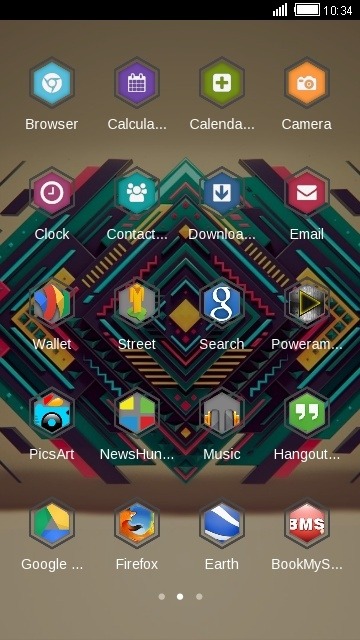 Abstract Design CLauncher Android Theme Image 2