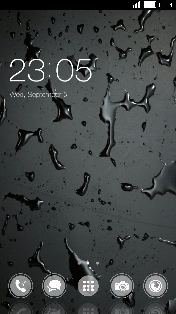 Water CLauncher Android Theme Image 1