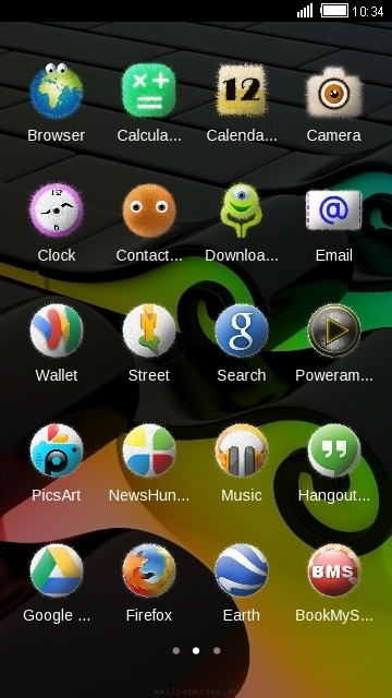 Abstract CLauncher Android Theme Image 2