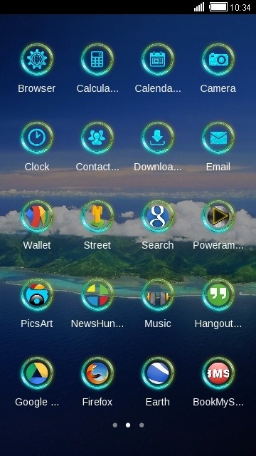 Island CLauncher Android Theme Image 2