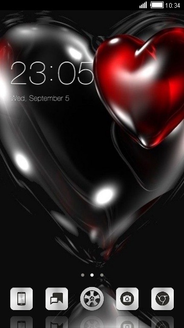 Hearts CLauncher Android Theme Image 1