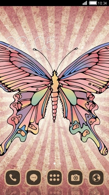 Butterfly CLauncher Android Theme Image 1