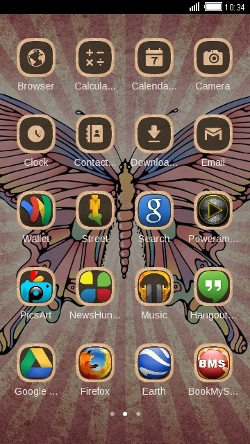 Butterfly CLauncher Android Theme Image 2