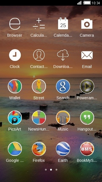 Beach CLauncher Android Theme Image 2