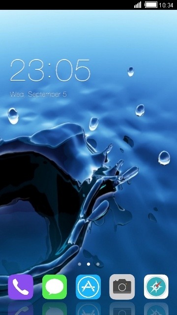 Splash CLauncher Android Theme Image 1