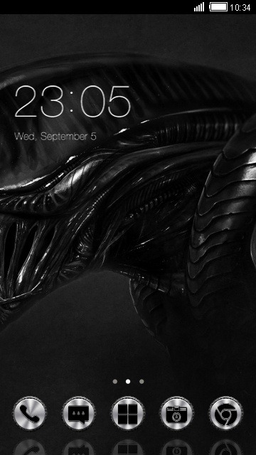 Alien CLauncher Android Theme Image 1
