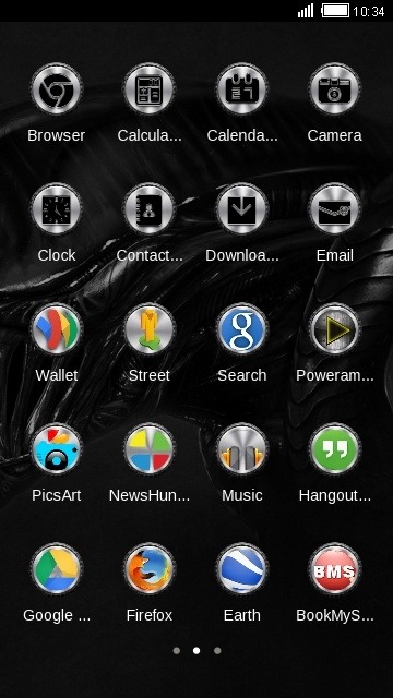 Alien CLauncher Android Theme Image 2