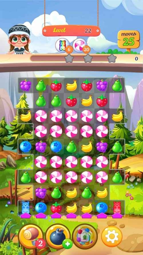 New Tasty Fruits Bomb: Puzzle World Android Game Image 2
