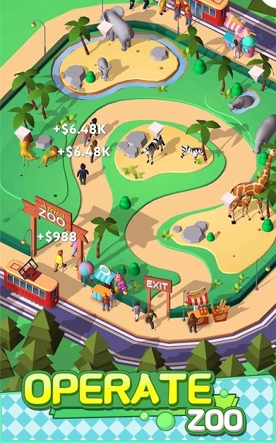 Idle Animals Kingdom - Wonder Zoo Tycoon Android Game Image 1