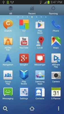 Galaxy S Go Launcher Android Theme Image 2