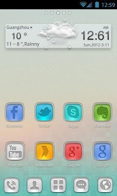 StainedGlass Go Launcher Android Theme Image 1