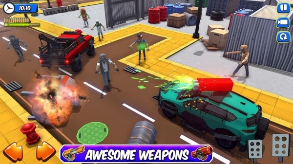 Zombie Squad: Crash Racing Pickup Android Game Image 1