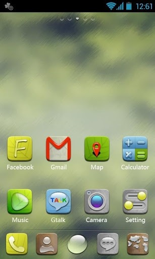 H-Droplet Go Launcher Android Theme Image 1