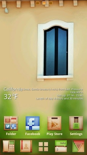 Window Go Launcher Android Theme Image 1