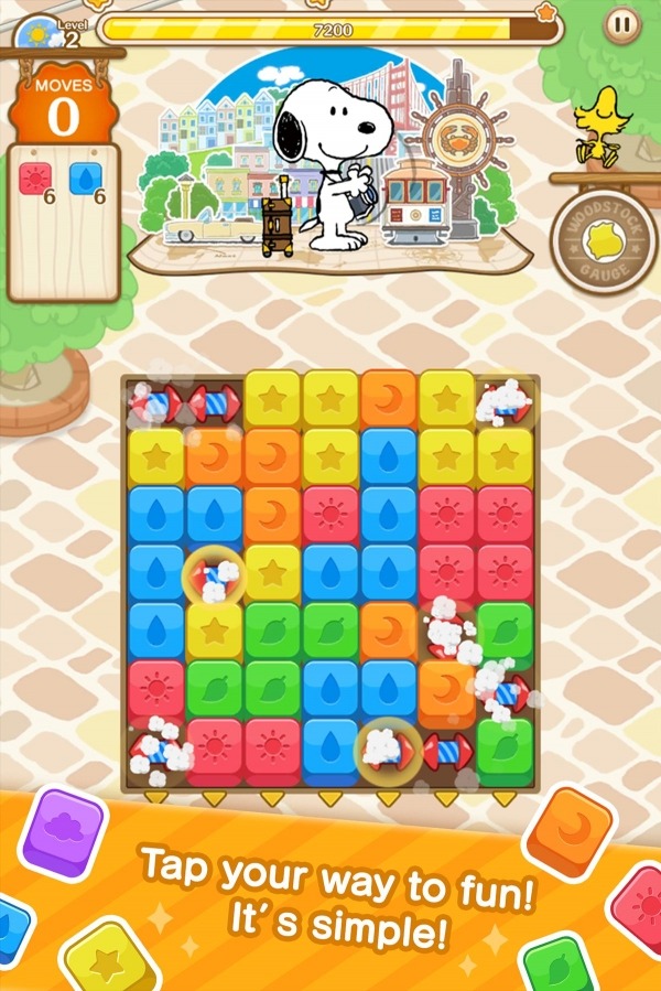 SNOOPY Puzzle Journey Android Game Image 3