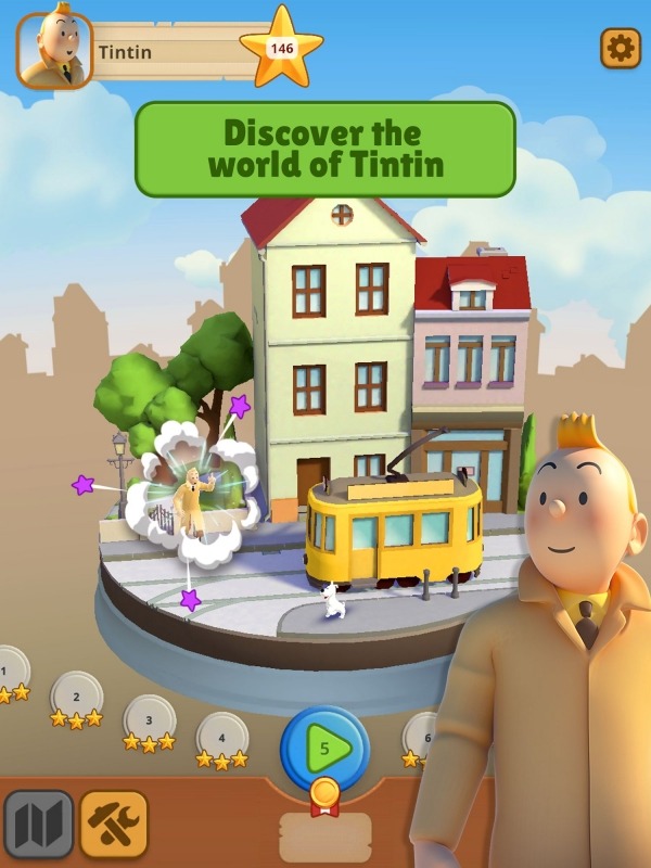 Tintin Match Android Game Image 1