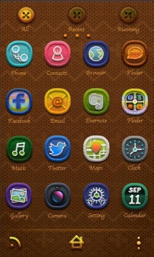 W-Stitchknff Go Launcher Android Theme Image 2