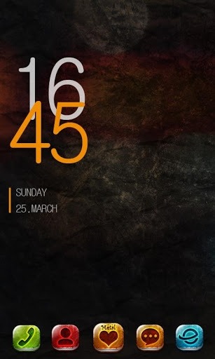 Metal Go Launcher Android Theme Image 1