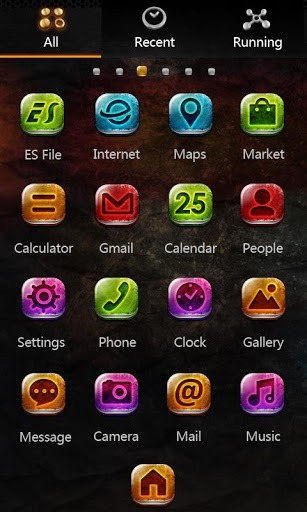 Metal Go Launcher Android Theme Image 2