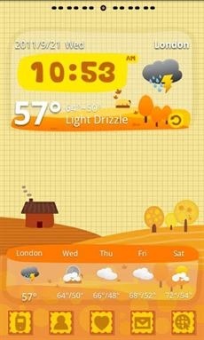 Autumn Go Launcher Android Theme Image 1