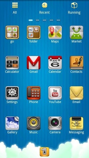 Sun And Sky Go Launcher Android Theme Image 2