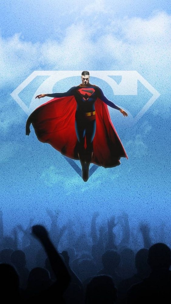 Superman Mobile Phone Wallpaper Image 1