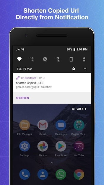 URL Shortener Android Application Image 2