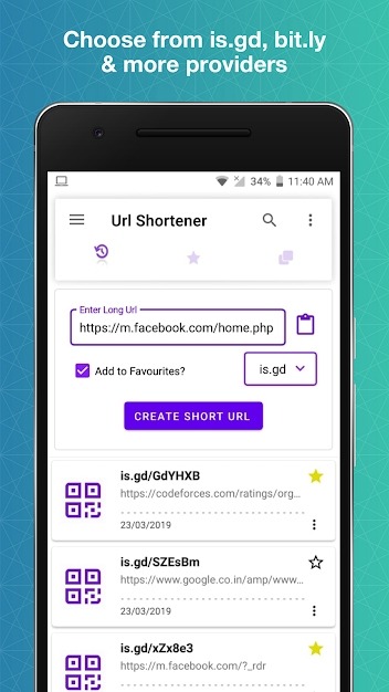 URL Shortener Android Application Image 3