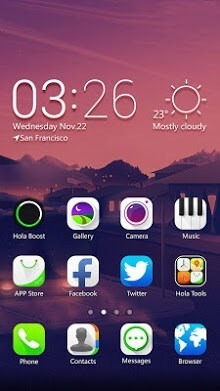 Daybreak Hola Launcher Android Theme Image 1