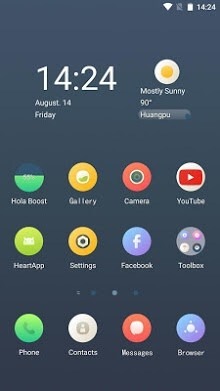 Circular Hola Launcher Android Theme Image 1