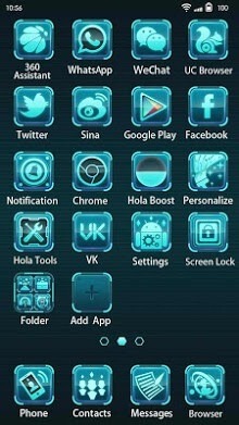 Future Tech Hola Launcher Android Theme Image 2