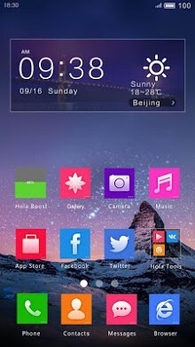 Flat Icon Hola Launcher Android Theme Image 1