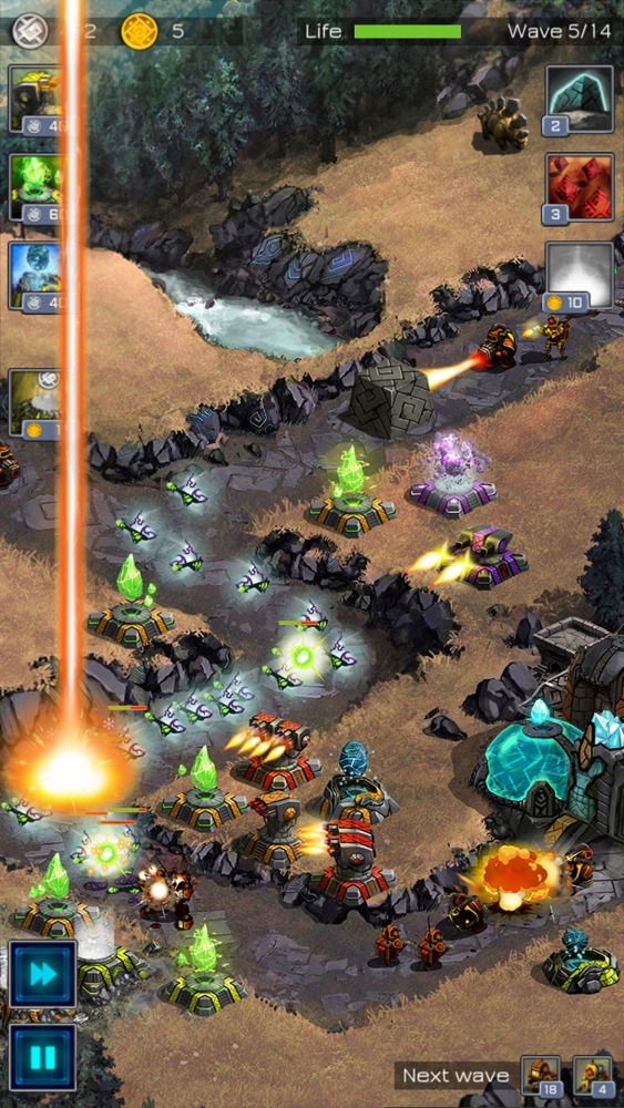 Ancient Planet Tower Defense Offline Android Game Image 3