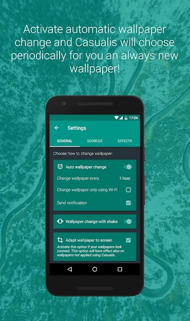 Casualis: Auto Wallpaper Change Android Application Image 3