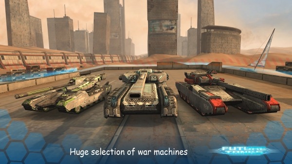 Future Tanks: Action Army Tank Games Android Game Image 1