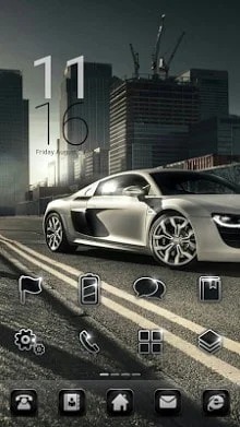 CityRacing Dodol Launcher Android Theme Image 1