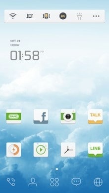 Sky Dream Dodol Launcher Android Theme Image 1