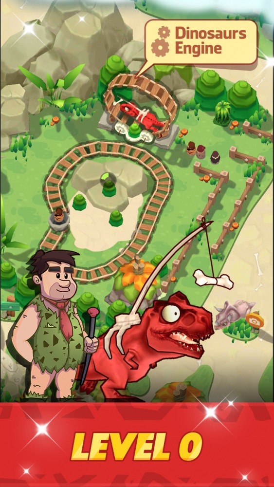 Stone Park: Prehistoric Tycoon Android Game Image 2