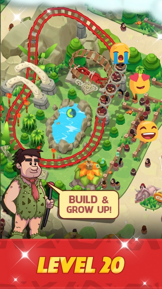 Stone Park: Prehistoric Tycoon Android Game Image 3