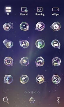 Soap Bubble Dodol Launcher Android Theme Image 2