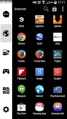 Basic Black Smart Launcher Android Theme Image 2