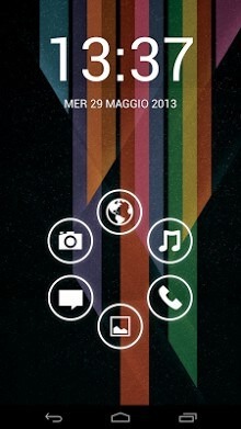 Full Transparent Smart Launcher Android Theme Image 1