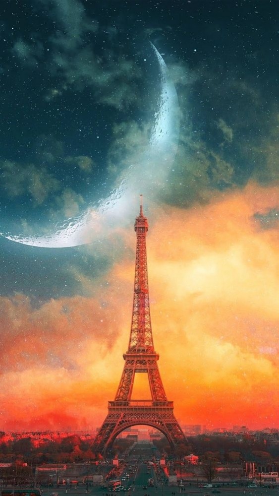 Eifel Tower Mobile Phone Wallpaper Image 1