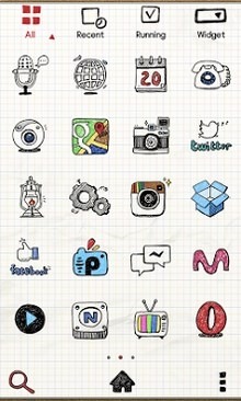 Drawing Note Dodol Launcher Android Theme Image 2