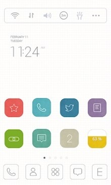 Line Grid Dodol Launcher Android Theme Image 1